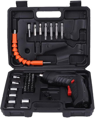 Xydrozen Pivoting Handle and LED Lights Rechargeable Screwdriver Set Combination Screwdriver Set(Pack of 1)