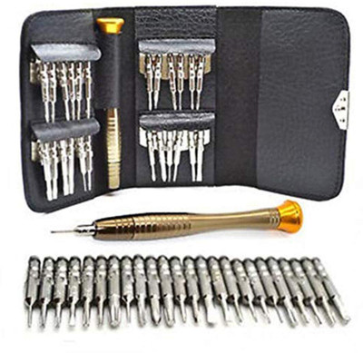 Xydrozen 25 in 1 Screwdriver Set Alloy Steel Material Repair Tools Kit Precision Screwdriver Set(Pack of 25)