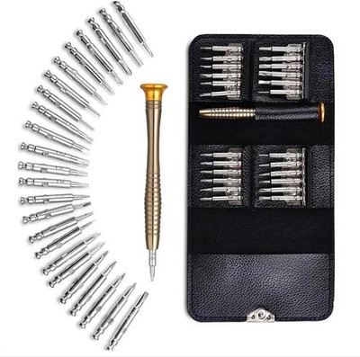 Easyman 25 in 1 Precision Screwdriver Set Multi Pocket Repair Tool Kit Precision Screwdriver Set(Pack of 25)
