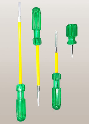 PERFECT TECH Pack-of-4-with-Magnetic-Tip035 Combination Screwdriver Set(Pack of 4)