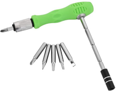 Globalera 32 in 1 Mini Screwdriver Bits Set with Magnetic Flexible Extension Rod Precision Screwdriver Set(Pack of 32)
