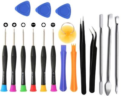 vadda bai Screwdriver Set 2 Tweezers, 3 Metal & Plastic Opener For Mobile, Tablet Repair Combination Screwdriver Set(Pack of 1)