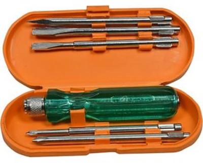 Riva SDR-03 Heavy duty screwdriver set Combination Screwdriver Set(Pack of 6)