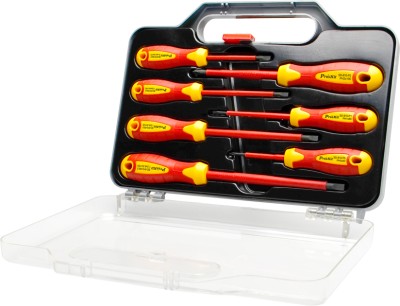 Proskit SD-8012, 7pcs Insulated VDE Screwdriver Set Standard Screwdriver Set(Pack of 1)