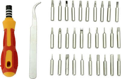 BRTION 32 in 1 Screwdriver Set Tool Kit magnetic screw driver kit for computer Ratchet Screwdriver Set(Pack of 32)