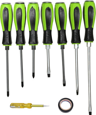 Digital Craft 7Pc Screw Driver Set,PVC Tape,Line Tester Combination Screwdriver Set(Pack of 1)