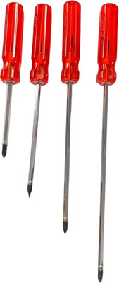 Gadariya King 4 Pcs Screwdriver Tools Kit Set | 2 in-1 Reversible Magnetic 4,6,8,10 Long Handle Screwdriver(Pack of 4)
