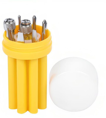 ZIODIC TruCare 8-in-1 Pc Screw Driver Kit With 2 Flat Blades, 2 Phillips Head Combination Screwdriver Set(Pack of 8)