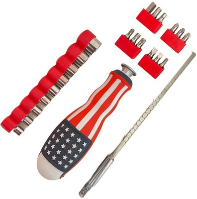 Zebra Premium Tools Z-SK01 Screwdriver Kit for Home | Set of 24Pcs DIY Tool Standard Screwdriver Set(Pack of 24)