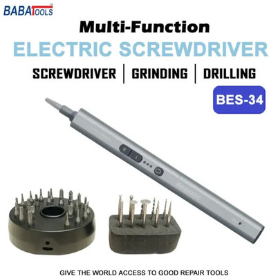 BABATOOLS BES-34 Multi-Function Electric Screwdriver Precision Screwdriver(Pack of 1)