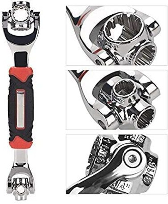 NURIOR 48 in 1 Socket Wrench Multifunction Universal Tool 48 in 1 Multi-Socket Professional Wrench With 360 Rotating Heads Double Sided Speed Wrench(Pack of 1)