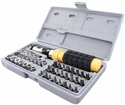 KOTHIA 41 in 1 Pcs Tool Kit Screwdriver and Socket Set Multipurpose Screwdriver Set Impact Screwdriver Set(Pack of 1)