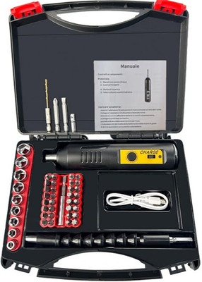 NEWDRU 3.7V Lithium Battery, High Torque, Portable DIY Impact Screwdriver Set(Pack of 1)