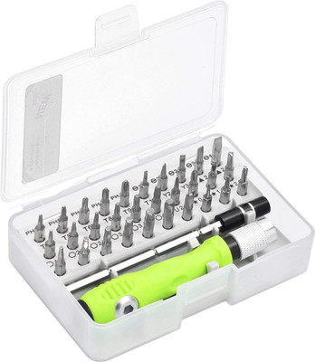 BANISTROKES 32 in 1 Interchangeble Multipurpose Mini Screwdriver Set Magnetic Slot Precision Screwdriver Set(Pack of 32)