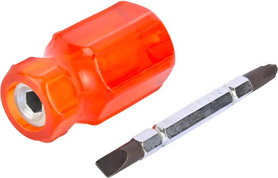 FIXKIT 2 in 1 Stubby Screwdriver Small Stubby Screwdriver(Pack of 1)