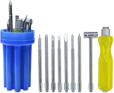 3D Galaxy Screwdriver SET OF 8 with Electrical Tester for Multipurpose Household Combination Screwdriver Set(Pack of 8)