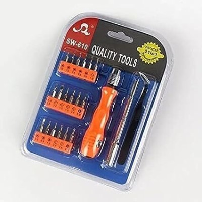 Wishbone 21 IN 1 SCREW DRIVER Standard Screwdriver Set Combination Screwdriver Set(Pack of 1)