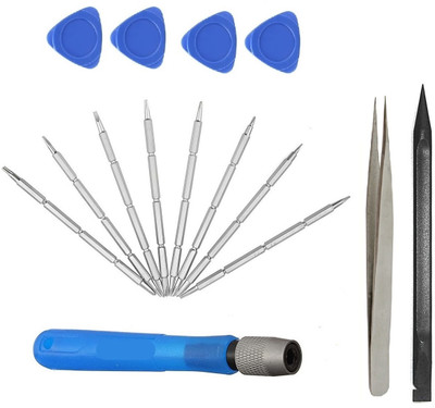 vadda bai 8 Magnetic Bit Tool Kit with Tweezer & Openers for Mobiles, PC, Laptop Repairing Precision Screwdriver Set(Pack of 15)