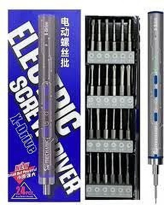 TECORE 24in1 Screwdriver Toolkit for computer mobile repairing toolkit laptop repairing Combination Screwdriver Set(Pack of 1)