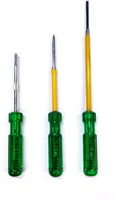 PERFECT TECH 3mm Rod 2 in 1 Combination Screwdriver Set(Pack of 3)