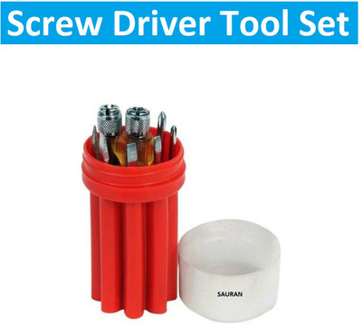 Sauran 8 Pcs Set Screw Driver Tool (KIT79) Combination Screwdriver Set(Pack of 1)