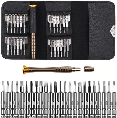 Xydrozen ® 26 Piece Mini Screwdriver Set Tool Kit for iPad iPhone 6 7 8 X S7 S8 S9 Precision Screwdriver Set(Pack of 25)