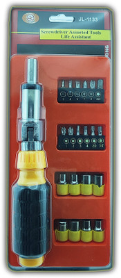 Shopper52 Multipurpose Screwdriver Socket Set Tool Kit Combination Magnetic Wrench Combination Screwdriver Set(Pack of 36)