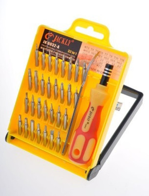 JACKLY Screwdriver Kit of 5 Bits and 1 Handle (Multipurpose Tool and Usage)04 Combination Screwdriver Set(Pack of 1)