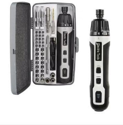 RuhZa 6-Speed Torque Cordless Electric Screwdriver Rechargeable 2000mAh Mini Drill Precision Screwdriver Set(Pack of 1)