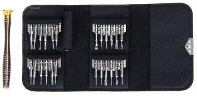 GOCART 25 in 1 Precision Screwdriver Set For Multi Pocket Repair Tool Kit Precision Screwdriver Set(Pack of 1)