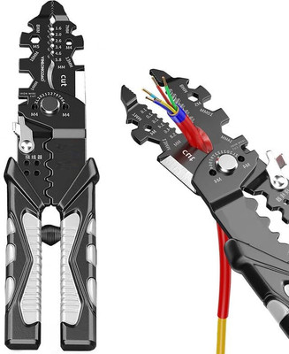 Flipkart SmartBuy 25-in-1 Wire Stripper, Multifunctional Wire Stripping Tool Groove Plier(Length : 8 inch)