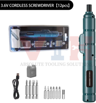 VTH ™ Cordless Screwdriver with a rechargeable battery, Standard Screwdriver(Pack of 1)