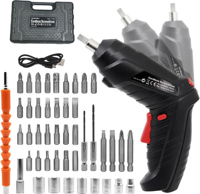 Xydrozen 47 in 1 Electric Screwdriver Cordless Drill Portable Combination Screwdriver Set(Pack of 1)