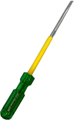 Jon Bhandari Tools Insulated Two in One Screwdriver 6 x150mm Slotted Flat (minus) & Phillips + star Standard Screwdriver(Pack of 1)