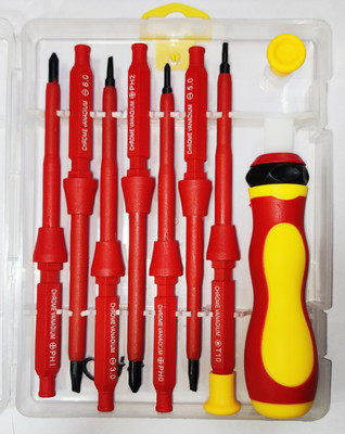 ATC Insulated Screwdriver Set Standard Screwdriver Set(Pack of 9)