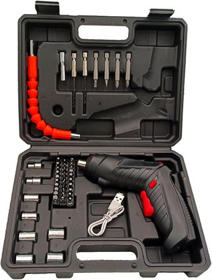 NAPTUNE 47 in 1 Electric Bits Set | Rechargeable Screw Gun | Combination Screwdriver Set Standard Screwdriver Set(Pack of 1)