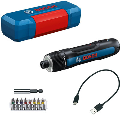 BOSCH GO 3 Cordless KIT, 2.0Ah Battery, Forward & Reverse Rotation, Standard Screwdriver Set(Pack of 1)