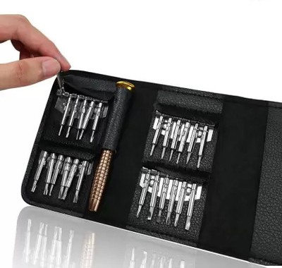 Easyman 25IN1 Precision ScrewdriverSet & IPhone,Laptop,mobile repairing ToolsKit ,Laptop Precision Screwdriver Set(Pack of 25)