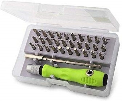 FosCadit 32 in 1 Accuracy Interchangeable Mini Screwdriver Set Magnetic Slot Wrench Precision Screwdriver Set(Pack of 32)