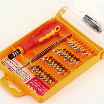 JACKLY 32in1 Set Micro Pocket Precision Screwdriver Kit Magnetic Screwdriver Repair Box Precision Screwdriver Set(Pack of 32)