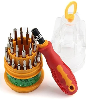 VMTRONIX Multipurpose 31-in-1 Magnetic Repair Tool Kit For Home, Office & Tech Repairs | Precision Screwdriver Set(Pack of 1)