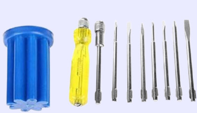 dijon Screwdriver Set For Home Use tool kit for home use multipurpose 8in1 Standard Screwdriver Set(Pack of 1)