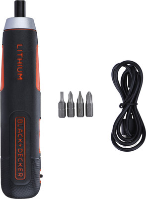 BLACK+DECKER Cordless Standard Screwdriver(Pack of 1)