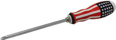 Pinnacle AKM 2 in 1 USA Design ScrewDriver with phillips and slotted side screwdriver Long Handle Screwdriver(Pack of 1)