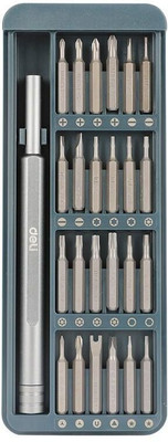 Deli 25 Pcs Screwdriver Set with S2+Cr-V Magnetic Bits Aluminum Alloy Cap Precision Screwdriver Set(Pack of 1) Deli 25 Pcs Screwdriver Set with S2+Cr-V Magnetic Bits Aluminum Alloy Cap Precision Screwdriver Set(Pack of 1)