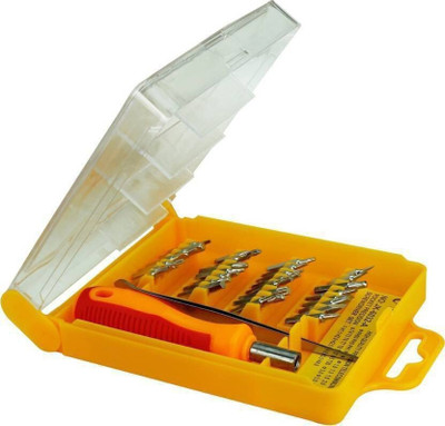 JACKLY Screwdriver Kit of 5 Bits and 1 Handle (Multipurpose Tool and Usage)88 Combination Screwdriver Set(Pack of 32)
