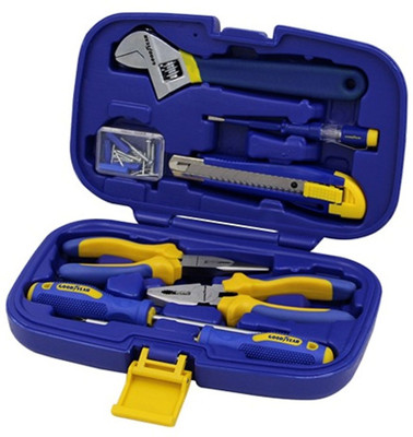 shivam electro Goodyear Metal Hand Tool Kit 49 Pc Universal Tool for Work Compact Hand Tool Kit Standard Screwdriver Set(Pack of 49)
