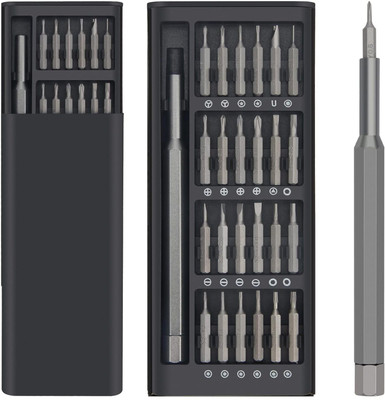Brahmaniworld 24 pc Magnetic Steel Tool Kit Set Mini Precision Screwdriver Impact Screwdriver Set(Pack of 1)