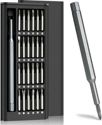 VMTRONIX Multipurpose 24-in-1 Magnetic Repair Tool Kit For Home, Office & Tech Repairs | Precision Screwdriver Set(Pack of 1)