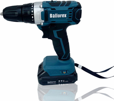 Ballorex KS-21VD Cordless with 2 battery Reversible switch and Charger Combination Screwdriver(Pack of 1)